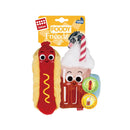 GiGwi Dog Toy Foody Friendz with Squeaker Ice Cream Float & Hot Dog