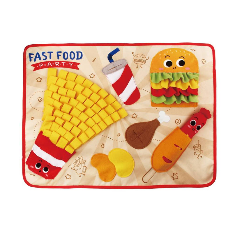 GiGwi Enrichment Dog Toy Fast Food Snuffle Mat