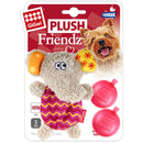 GiGwi Dog Toy Plush Friendz Refillable Squeaker Elephant