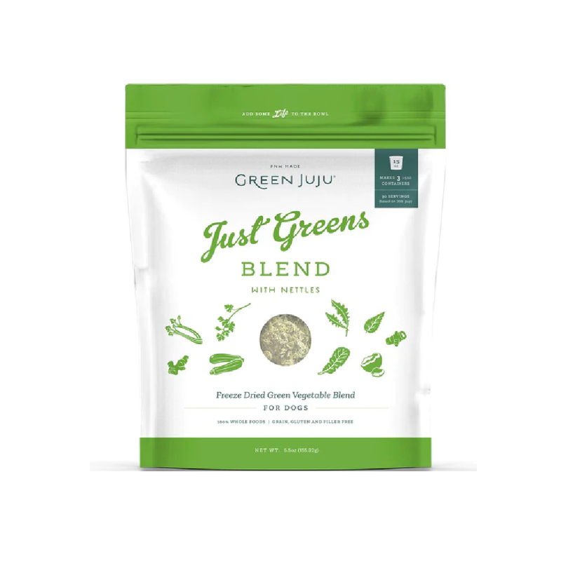 Green Juju Dog Freeze Dried Just Green Blend With Nettles 5.5oz