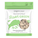 Green Juju Dogs & Cats Freeze Dried Whole Food Bison Green Bites 6oz