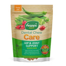 Happi Skippi Dental Chew Care Hard Chew Hip & Joint Support Rosehip & Okra Petite 150g