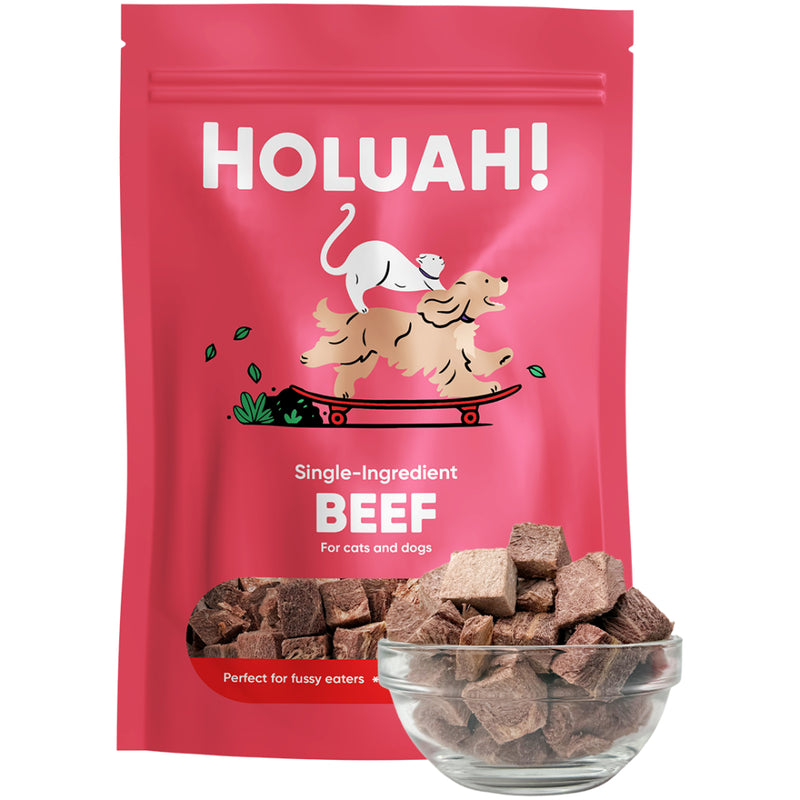 Holuah Cats & Dogs Freeze Dried Beef Treats 70g