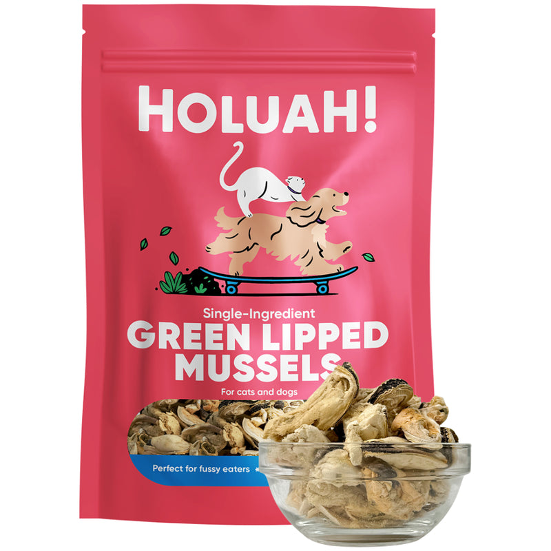 Holuah Cats & Dogs Freeze Dried Green Lipped Mussels Treats 70g