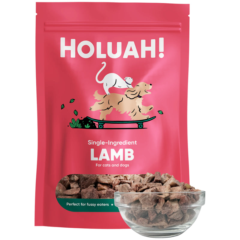 Holuah Cats & Dogs Freeze Dried Lamb Treats 70g