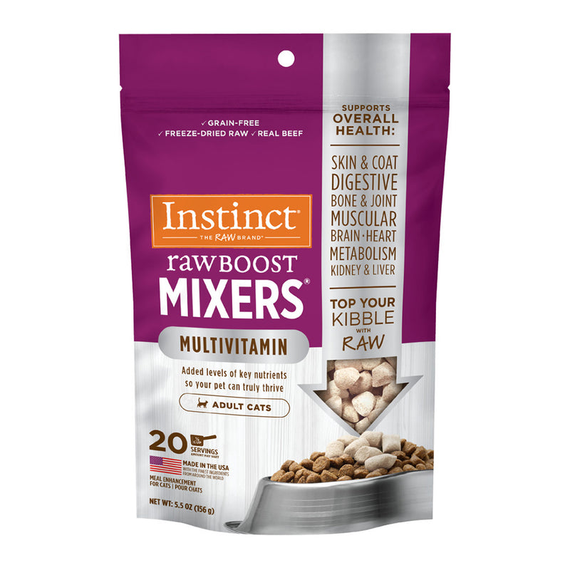 Instinct The Raw Brand Cat Raw Boost Mixers Mutivitamin Adult 5.5oz