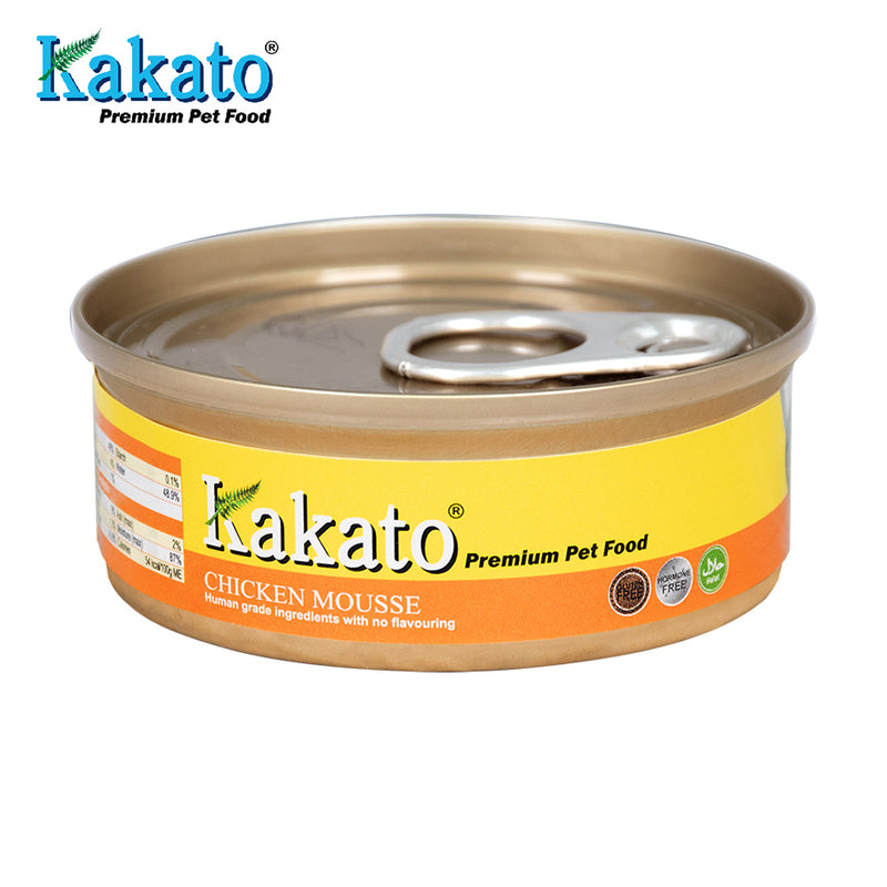 Kakato Premium Cat & Dog Food - Chicken Mousse 40g