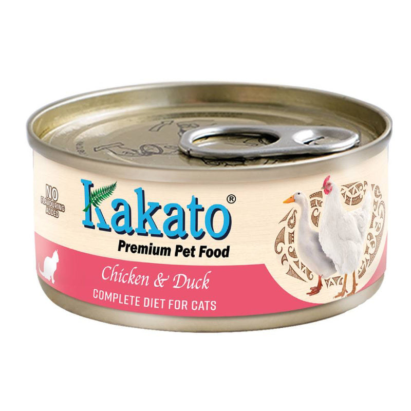 Kakato Premium Cat Food Complete Diet - Chicken & Duck 70g