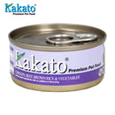 Kakato Premium Cat & Dog Food - Chicken, Beef, Brown Rice, Vegetables 170g