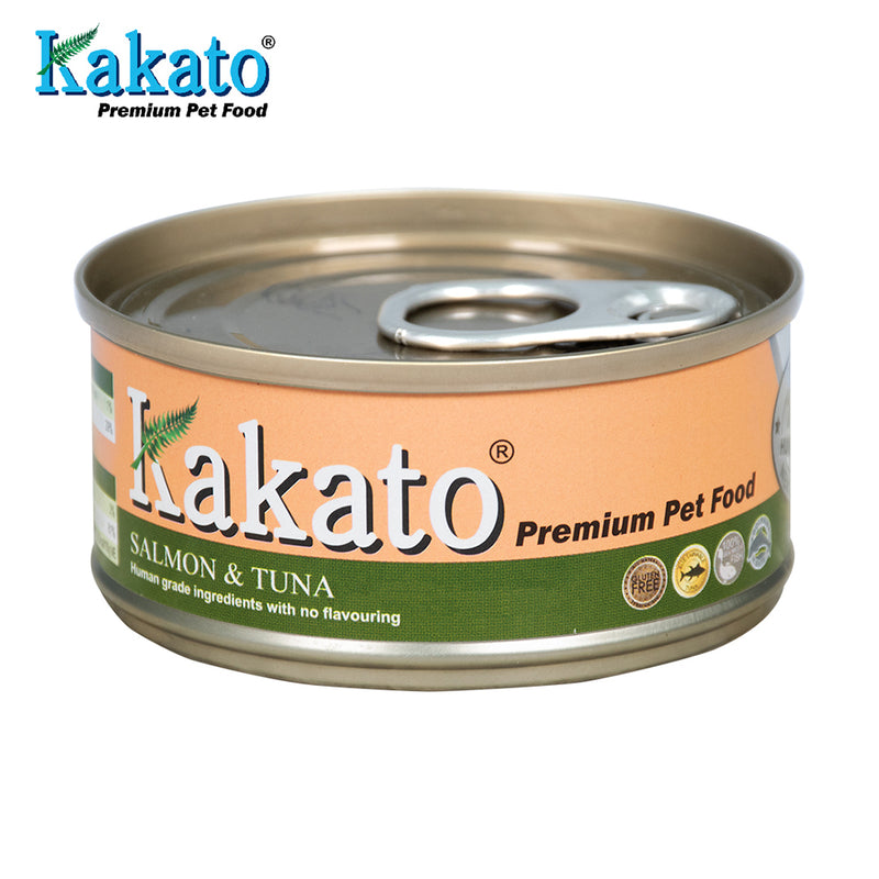 Kakato Premium Cat & Dog Food - Salmon & Tuna 70g