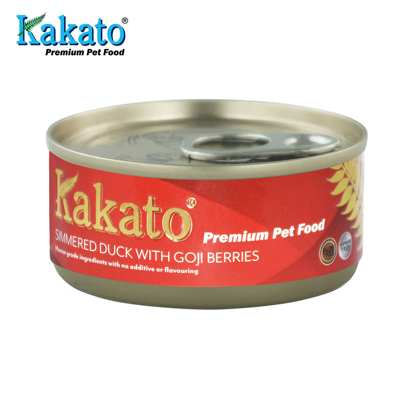 Kakato Premium Cat & Dog Food - Simmered Duck with Goji Berries 70g