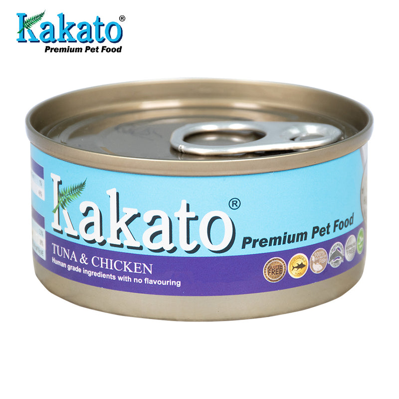 Kakato Premium Cat & Dog Food - Tuna & Chicken 70g