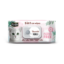 KitCat 5 in 1 Cat Wipes Unscented 80sheets