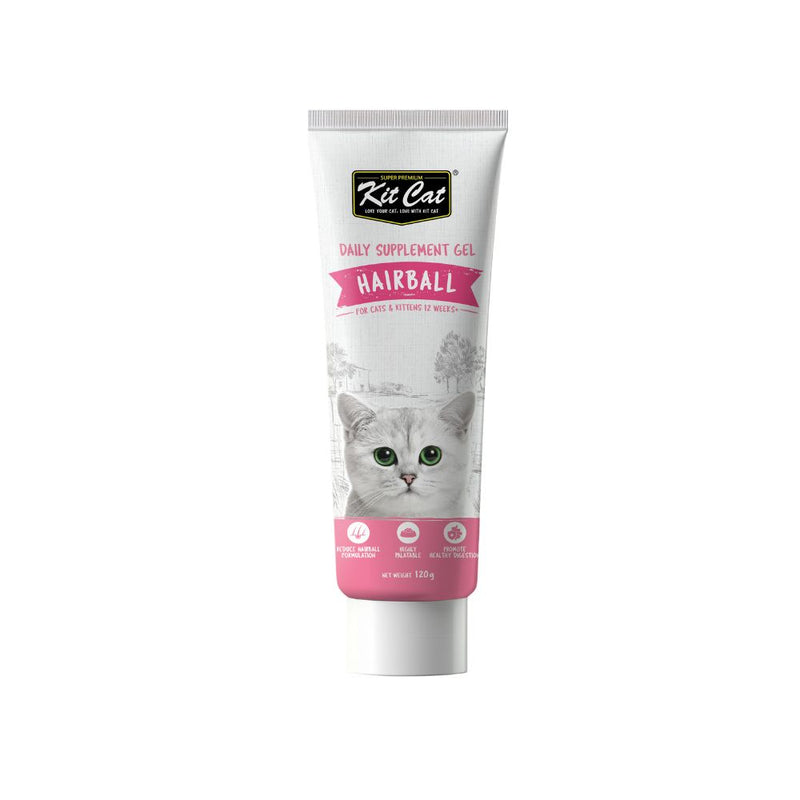KitCat Cat Hairball Supplement Gel 120g