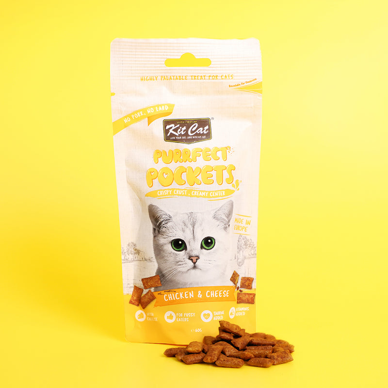 KitCat Cat Purrfect Pockets Chicken & Cheese 60g