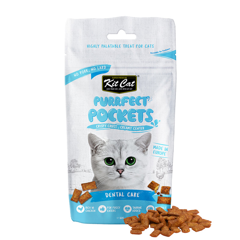 KitCat Cat Purrfect Pockets Dental Care 60g