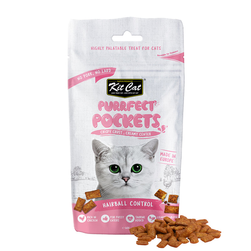 KitCat Cat Purrfect Pockets Hairball Control 60g