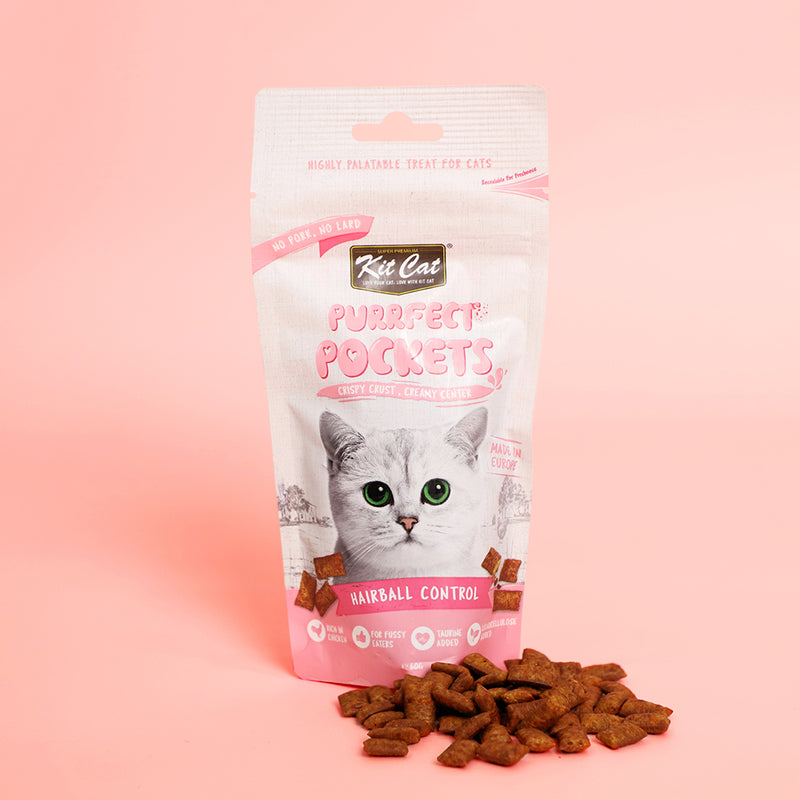 KitCat Cat Purrfect Pockets Hairball Control 60g