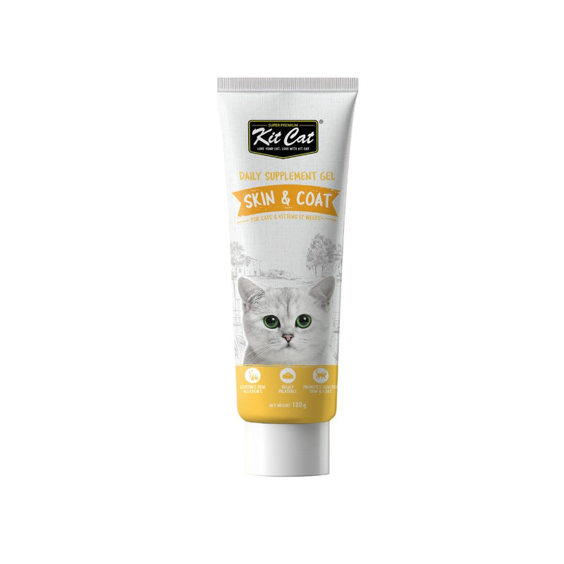 KitCat Cat Skin & Coat Supplement Gel 120g