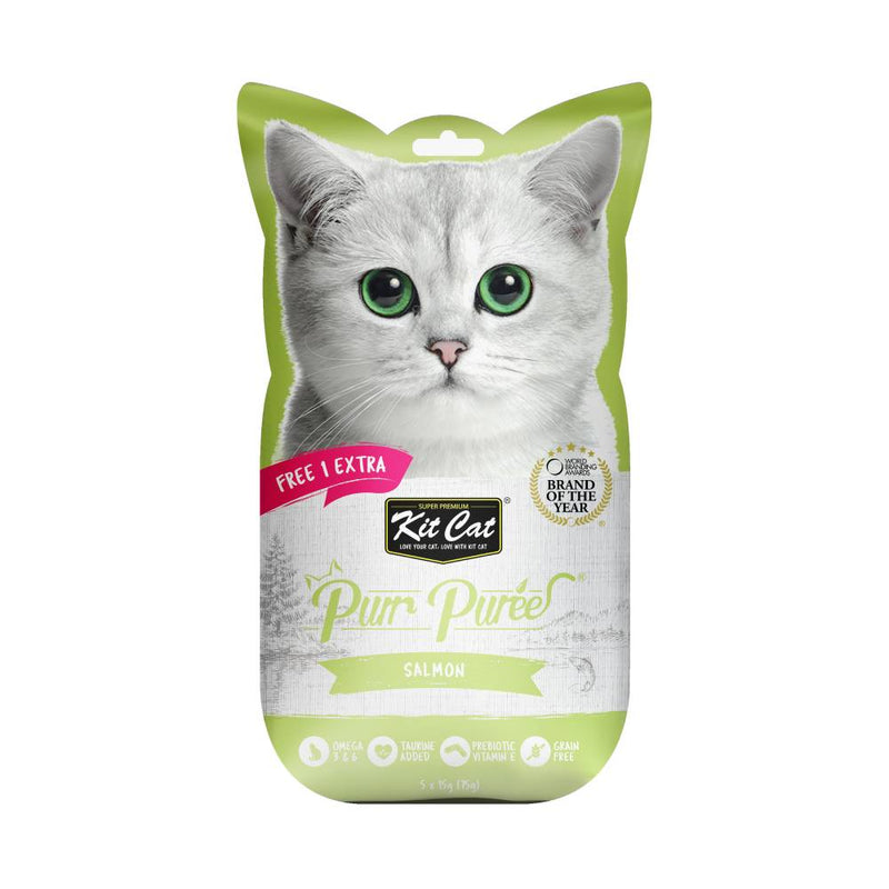 KitCat Purr Puree Salmon (5 x 15g)