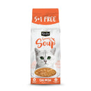 KitCat Savoury Soup Wet Food Pouches Salmon (6 x 50g)