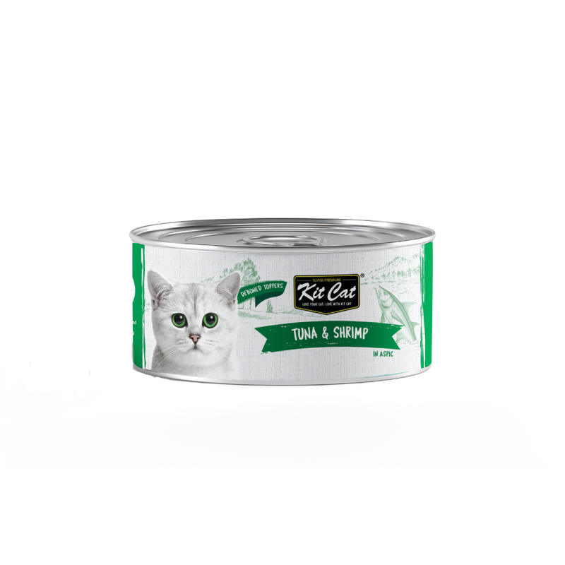 KitCat Super Premium Deboned Tuna & Shrimp Toppers 80g