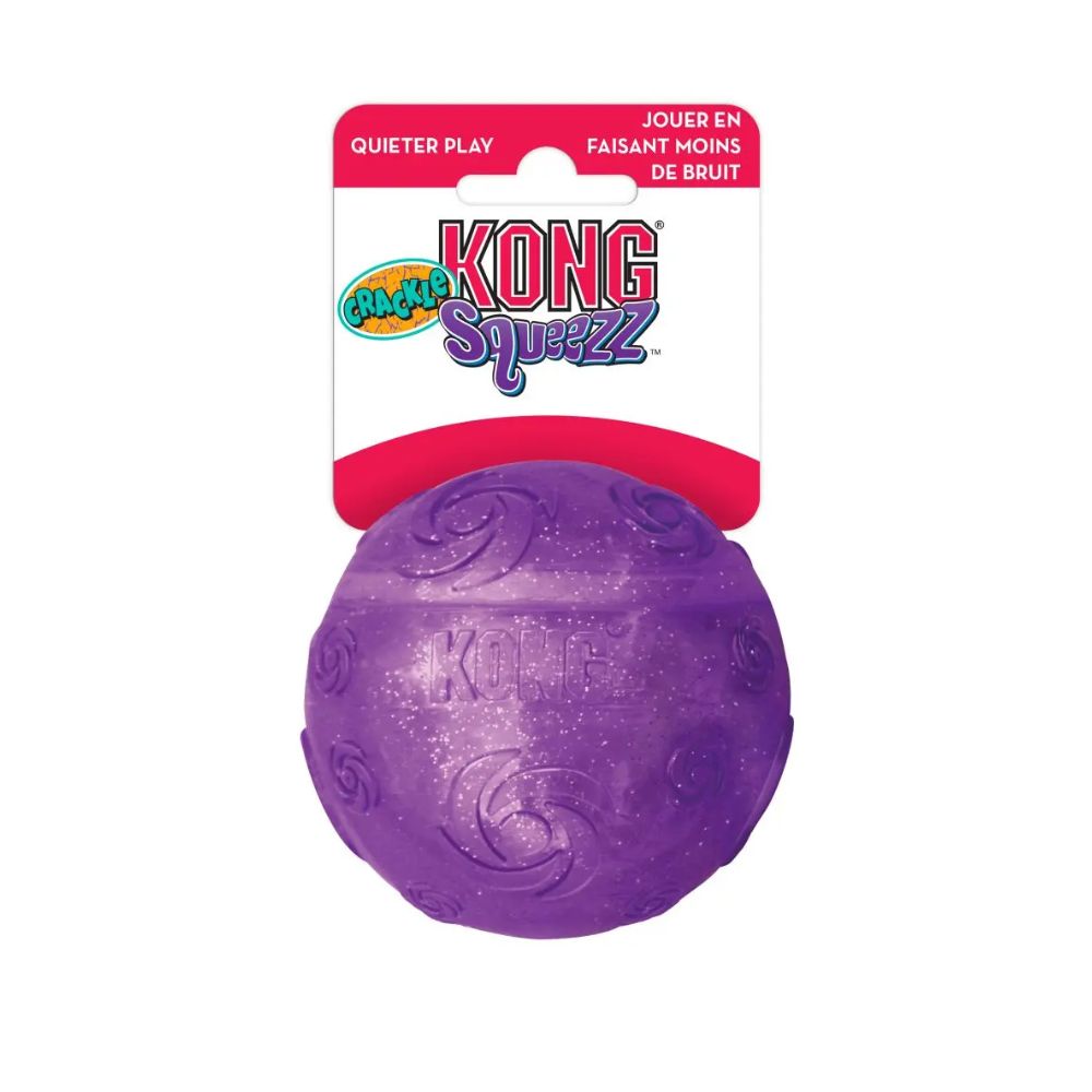 Kong Squeezz Crackle Ball Assorted M PCB2