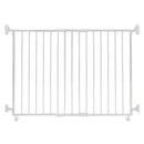 Lucky Baby Smart System Extendable Gate On Wheel Without Step Over Bar White (SG-86W)