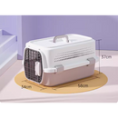 MaiShi Travel Pet Crate L - L58cm x B34cm x H37cm - Purple