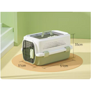 MaiShi Travel Pet Crate Open-top M - L51cm x B31cm x H35cm - Green