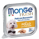 Monge Dog Fresh Chicken Pate with Chunkies 100g