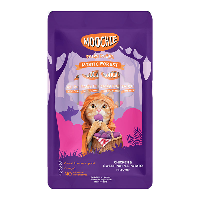 Moochie Cat Fairy Puree Chicken & Sweet Purple Potato 75g