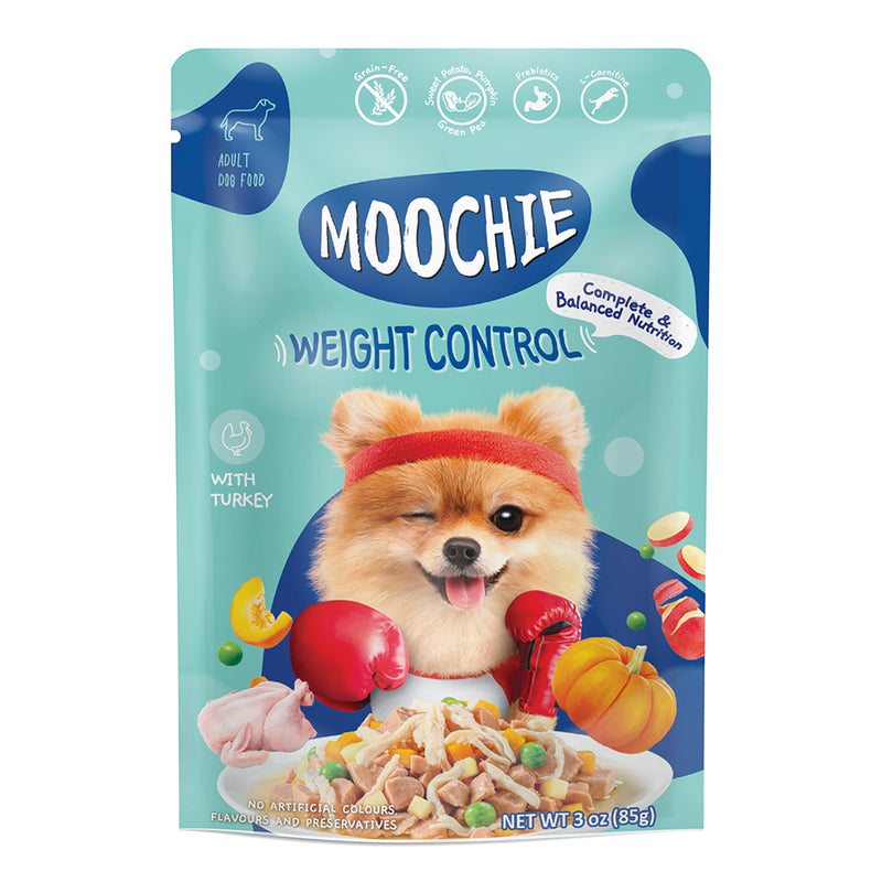 Moochie Dog With Turkey Weight Control 85g