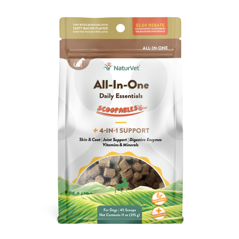 NaturVet Dog All-In-One Daily Essentials Scoopables 11oz