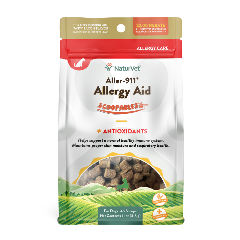 NaturVet Dog Aller-911 Allergy Aid Scoopables 11oz