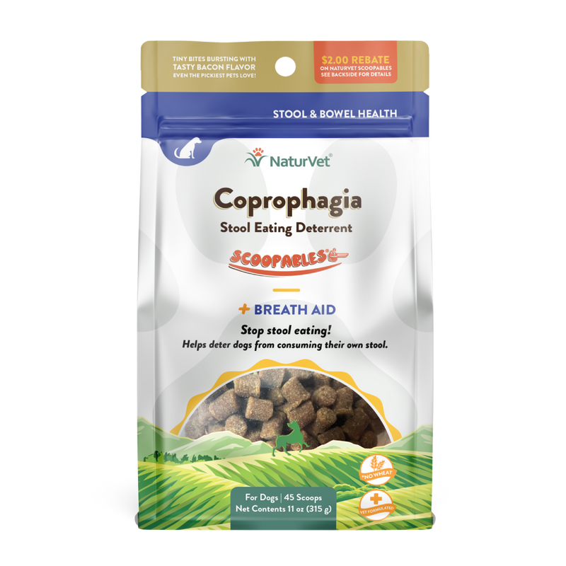 NaturVet Dog Coprophagia Stool Eating Deterrent Scoopables 11oz