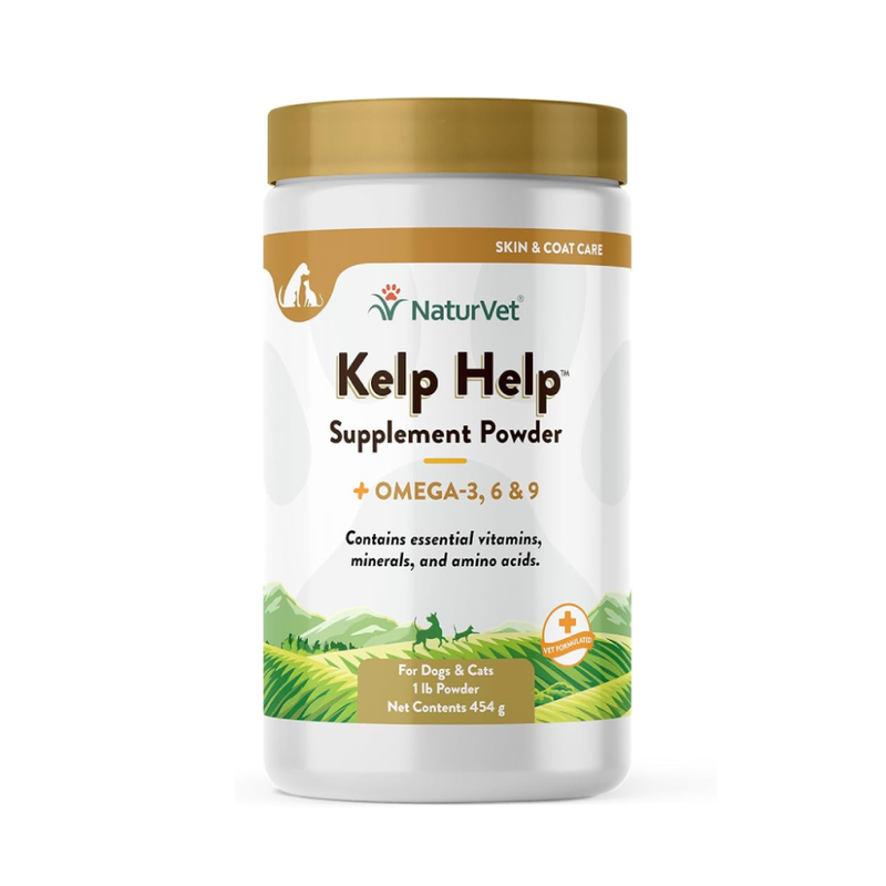 NaturVet Kelp Help Supplement Powder Plus Omegas 454g