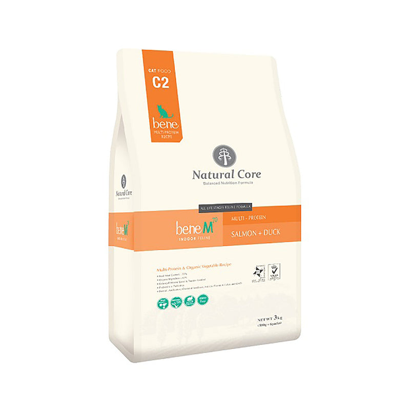 Natural Core Feline Eco Organic Series Bene M70 Multi-Protein Formula 3kg