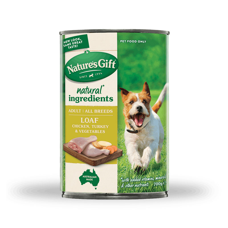 Nature's Gift Dog Chicken, Turkey and Vegetables 700g