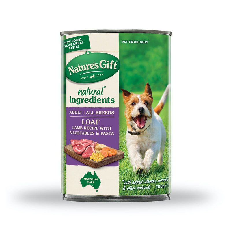 Nature's Gift Dog Lamb, Pasta and Vegetables 700g