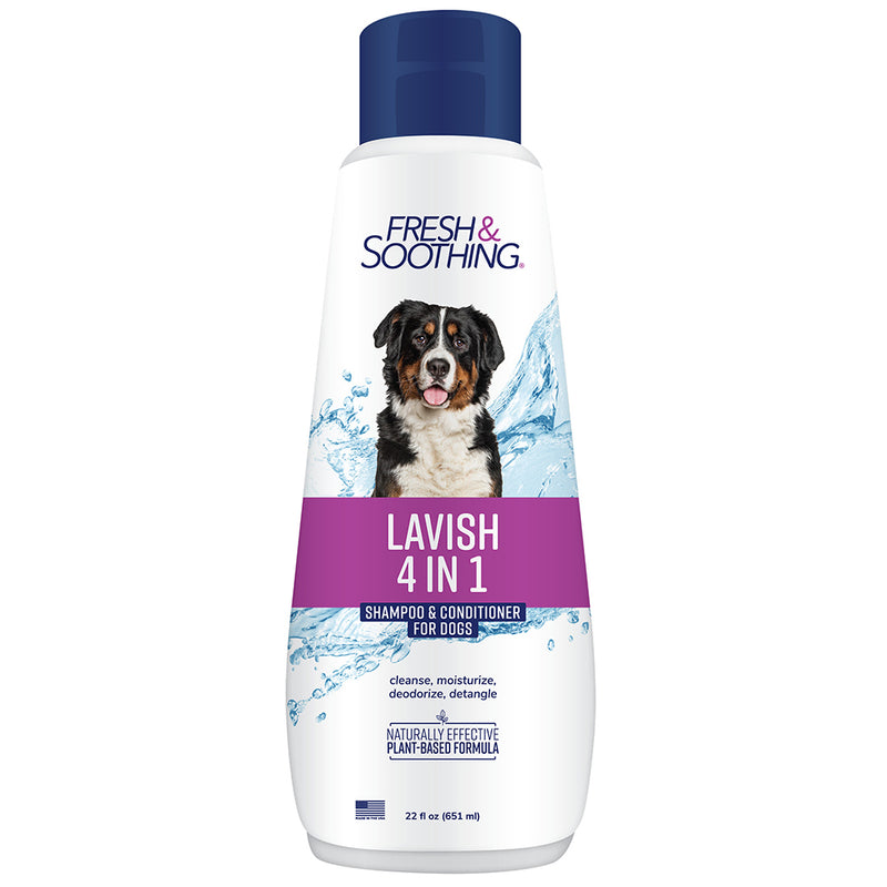 Naturel Promise Dog Fresh & Soothing Lavish 4 in 1 Shampoo + Conditioner 22oz