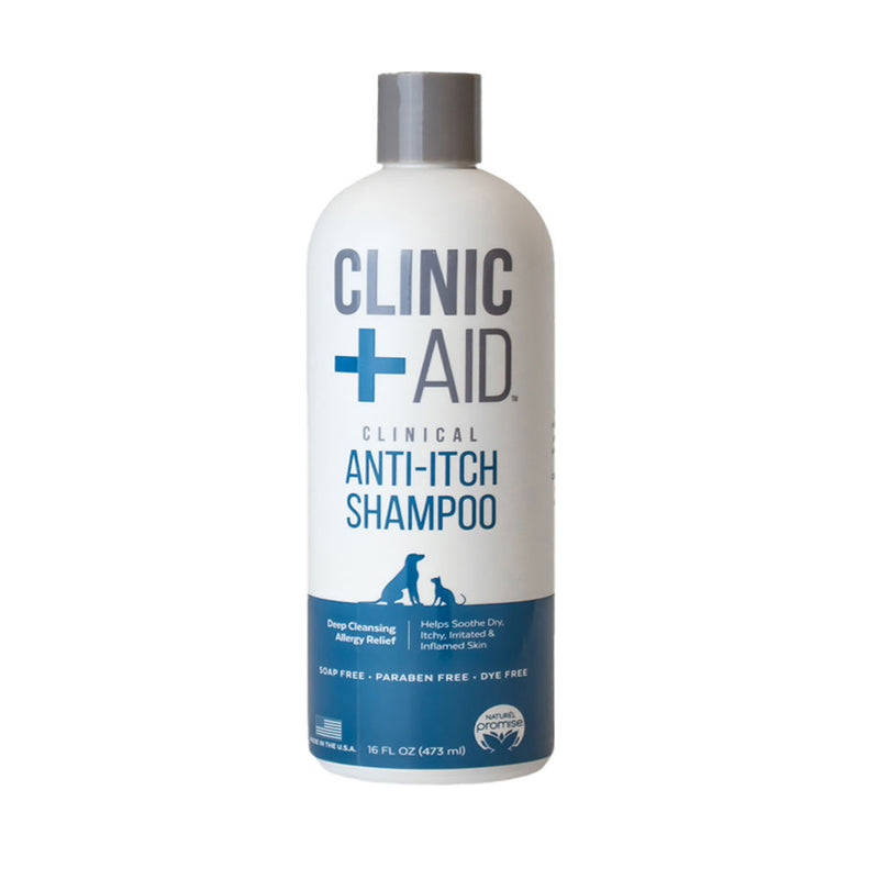 Naturel Promise Dogs & Cats Clinic + Aid Anti-Itch Shampoo 16oz