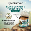 Addiction Dog Wild Islands Island Chicken & Turkey 185g