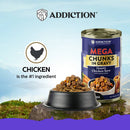 Addiction Dog Mega Chunks in Gravy Hearty Chicken Stew 700g