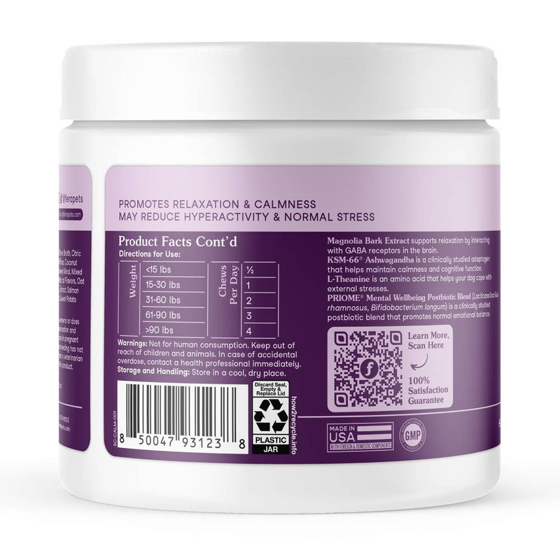 Fera Pets Dogs Calming 90 Soft Chews