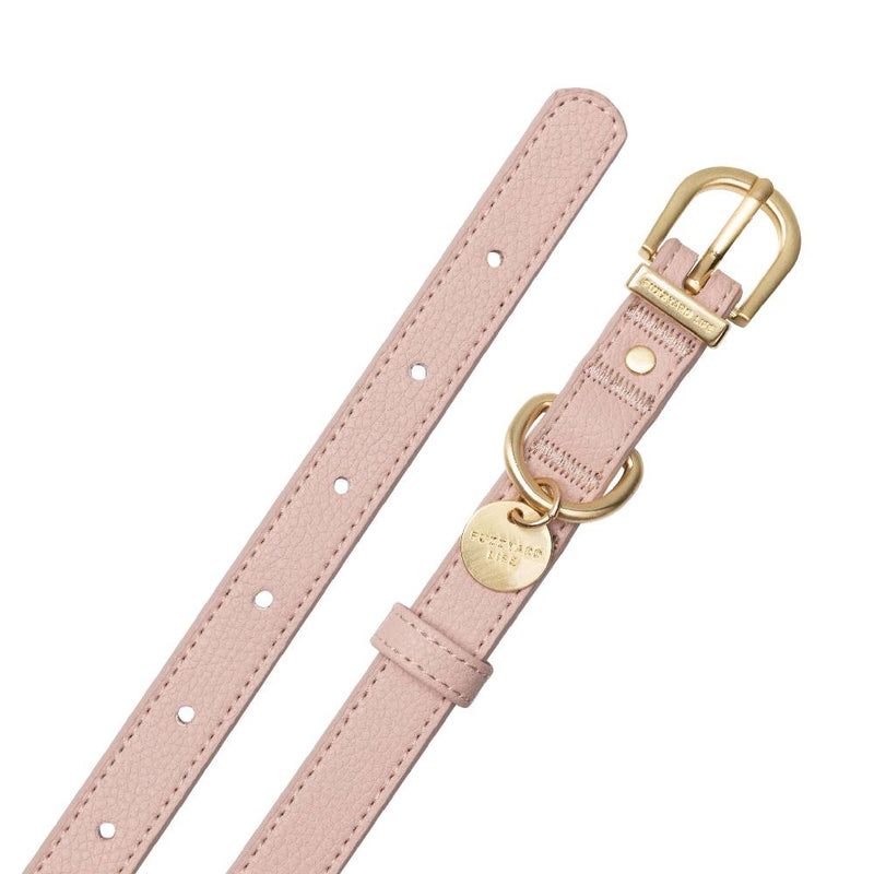 FuzzYard Dog Collar Life Atelier Soft Blush M 33–55cm