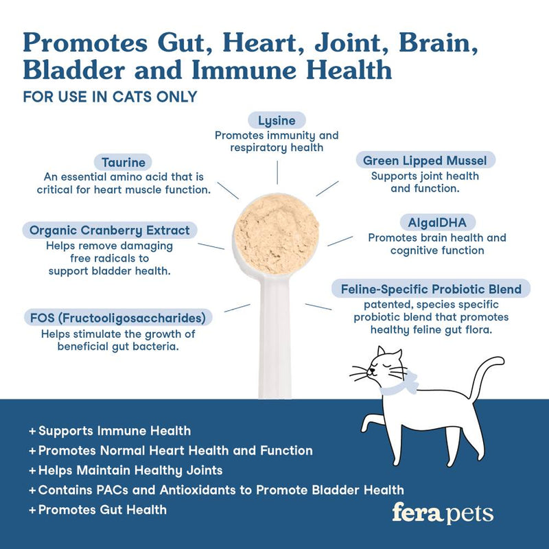 Fera Pets Cats Wellness Blend with Probiotics 2.12oz