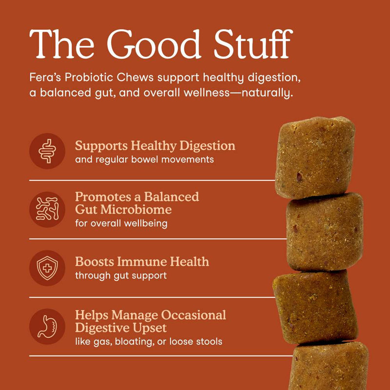 Fera Pets Dogs Probiotics 90 Soft Chews