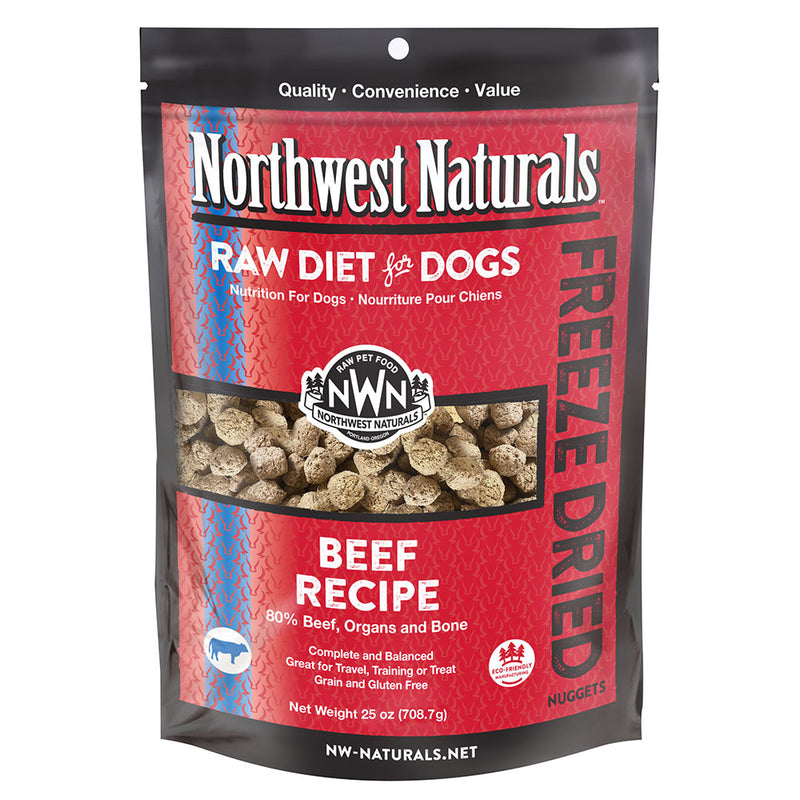 Northwest Naturals Dog Beef Freeze Dried Nuggets 25oz