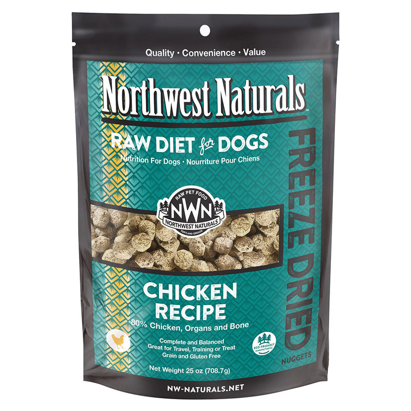 Northwest Naturals Dog Chicken Freeze Dried Nuggets 25oz